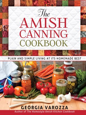 cover image of The Amish Canning Cookbook